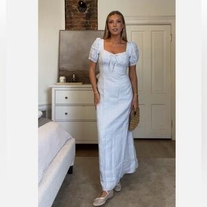 NWT Reformation Cherise Linen Dress Size 10